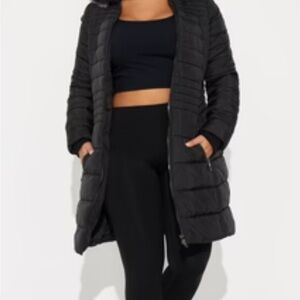 Brand New Black Puffer Jacket